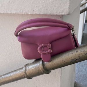 Coach Pillow Tabby 18 Mini Leather Crossbody Pink